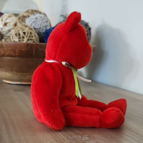 🐻Ty Beanie Baby “Osito” the Bear – 1999, Mexican Flag Edition, Excellent - Picture 6 of 16